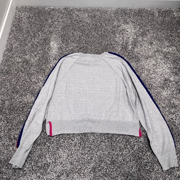 Women’s XS Maeve grey striped cropped sweater - Picture 2 of 5